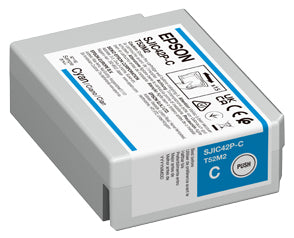 Epson Tintenpatrone SJIC42P-C, cyan, 50 ml – für Tintenstrahldrucker/Multifunktionsgeräte