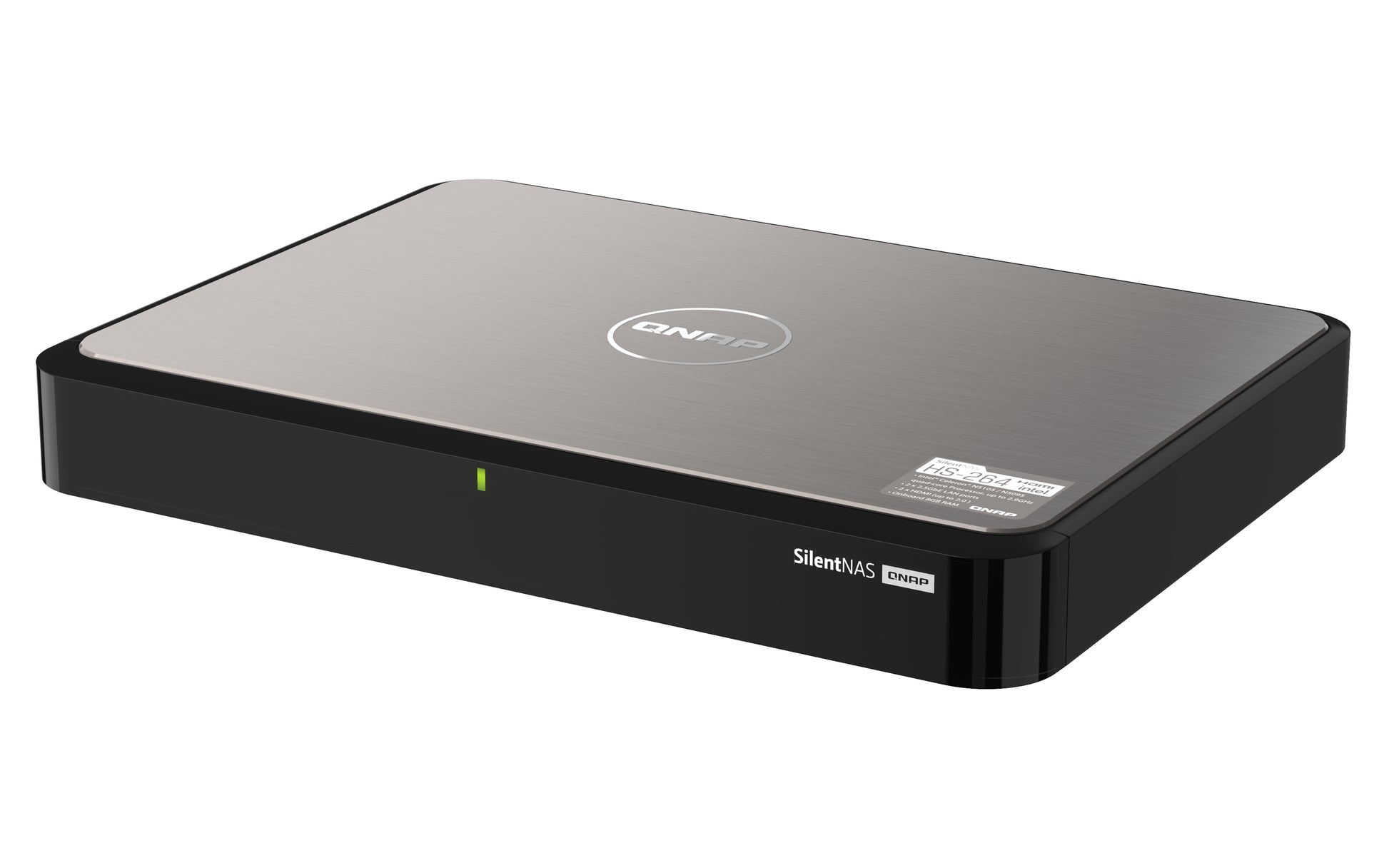 QNAP HS-264-8G NAS – 2-Bay, lüfterlos