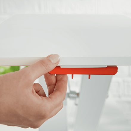 Leitz Stehtisch – 35 × 70 × 4,8–31 cm – Grau – Höhenverstellbar