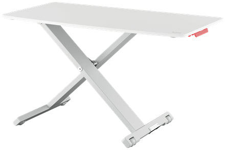 Leitz Stehtisch – 35 × 70 × 4,8–31 cm – Grau – Höhenverstellbar
