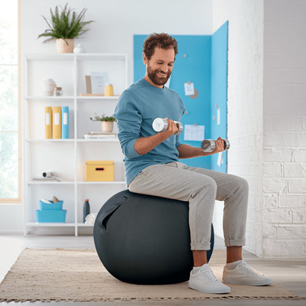Leitz Sitzball Ergo Cosy Active – Ø 65 cm, samtgrau