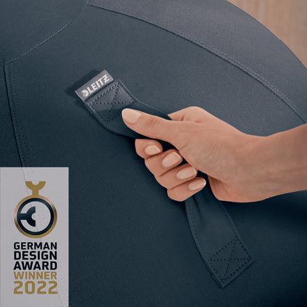 Leitz Sitzball Ergo Cosy Active – Ø 65 cm, samtgrau