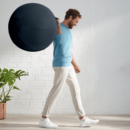 Leitz Sitzball Ergo Cosy Active – Ø 65 cm, samtgrau