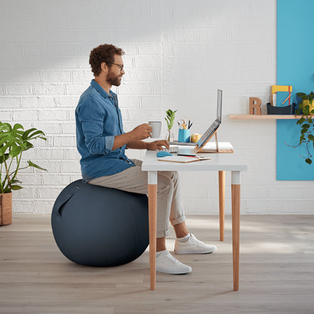 Leitz Sitzball Ergo Cosy Active – Ø 65 cm, samtgrau