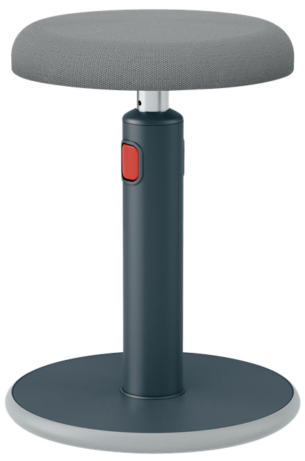 Leitz Hocker Ergo Cosy Active – Sitzhöhe 46–79 cm, 110 kg, grau