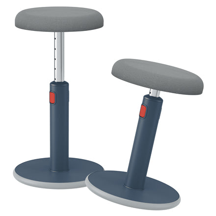 Leitz Hocker Ergo Cosy Active – Sitzhöhe 46–79 cm, 110 kg, grau