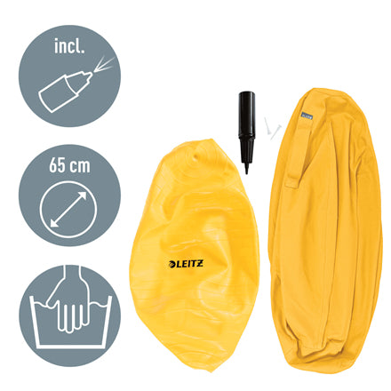 Leitz Sitzball Ergo Cosy Active – Ø 65 cm, warmes Gelb