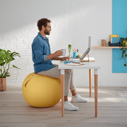 Leitz Sitzball Ergo Cosy Active – Ø 65 cm, warmes Gelb