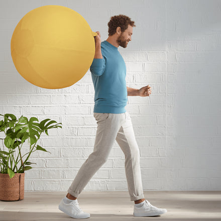 Leitz Sitzball Ergo Cosy Active – Ø 65 cm, warmes Gelb