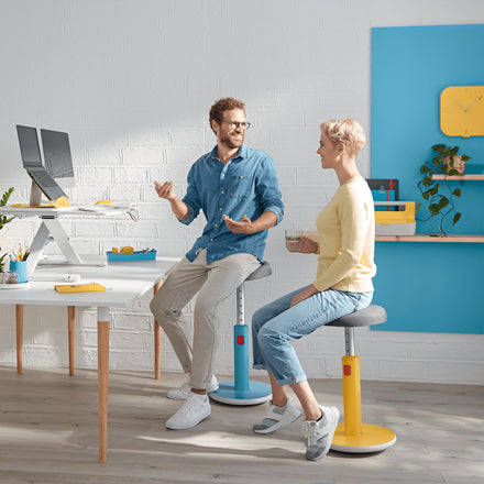 Leitz Hocker Ergo Cosy Active – Sitzhöhe 46–79 cm, 110 kg, grau