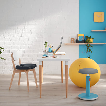 Leitz Hocker Ergo Cosy Active – Sitzhöhe 46–79 cm, 110 kg, grau