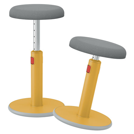 Leitz Hocker Ergo Cosy Active – Sitzhöhe 46–79 cm, 110 kg, grau