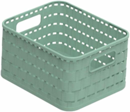 Rotho Aufbewahrungskorb – Kunststoff, mistletoe grün, 18,3 × 9,8 × 13,7 cm – 1er-Pack