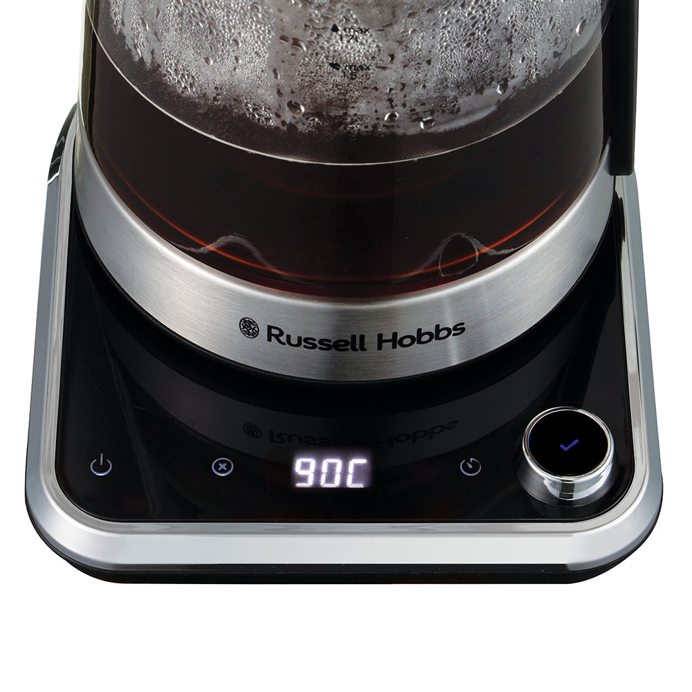 Russell Hobbs Wasserkocher – 1,7 l, mit Temperaturwahl, Glas, 26200-70