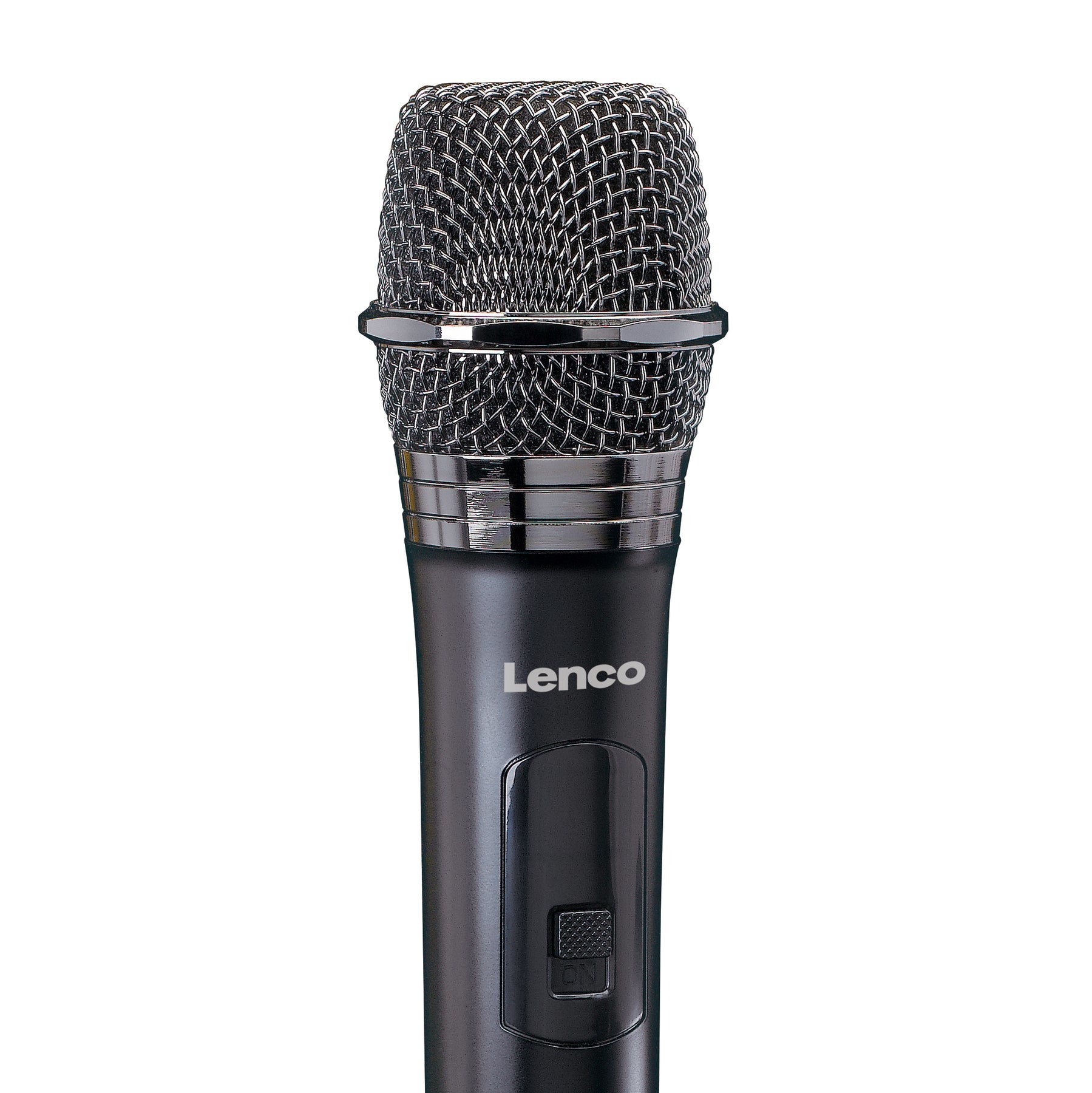 Lenco MCW-011 – Bühnenmikrofon – 6,35 mm Klinke, Kabellos, Niere, 15 m Reichweite – Schwarz