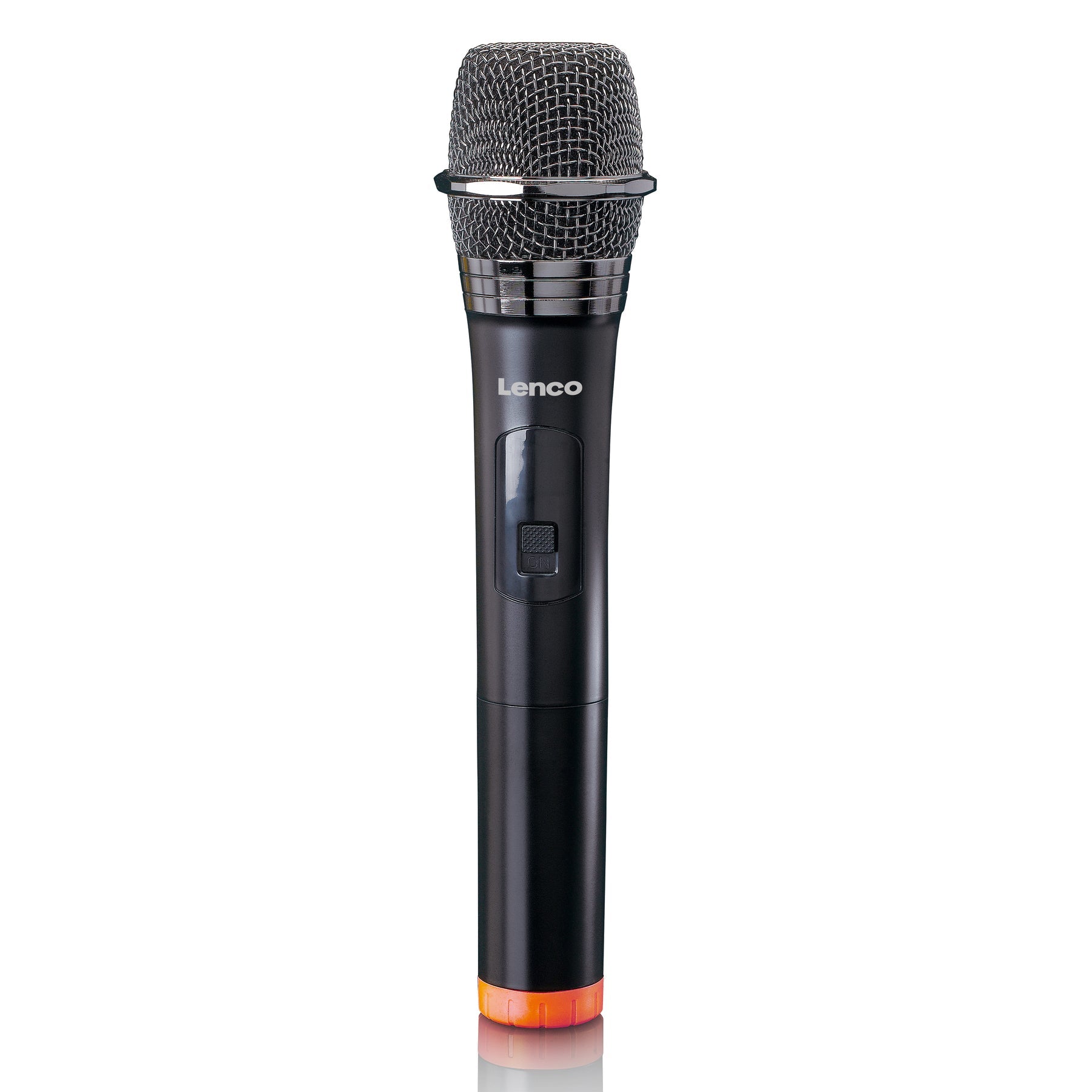 Lenco MCW-011 – Bühnenmikrofon – 6,35 mm Klinke, Kabellos, Niere, 15 m Reichweite – Schwarz