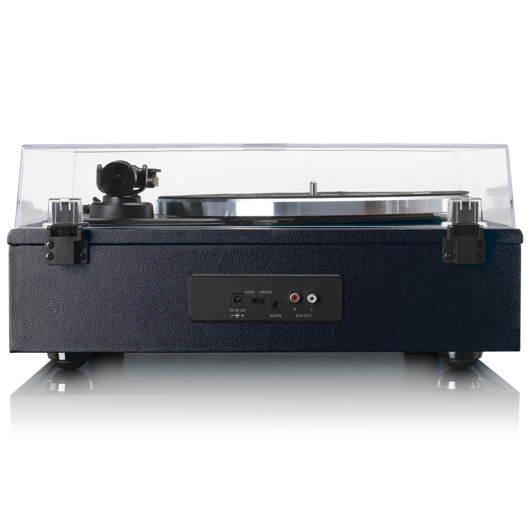 Lenco LS-430 – Plattenspieler (Riemenantrieb), Bluetooth, Phono-Vorverstärker, 33⅓/45 U/min – Schwarz