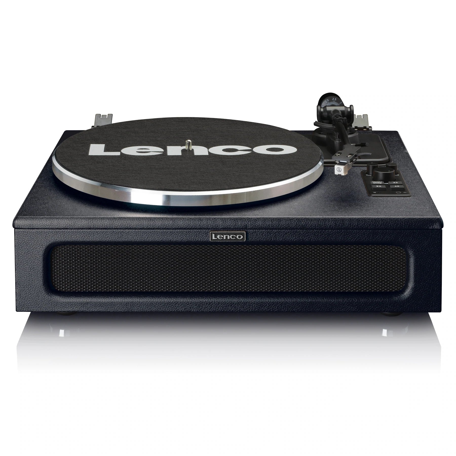 Lenco LS-430 – Plattenspieler (Riemenantrieb), Bluetooth, Phono-Vorverstärker, 33⅓/45 U/min – Schwarz
