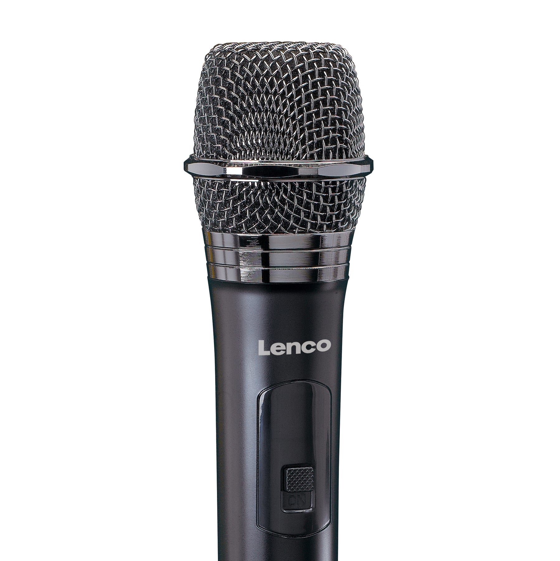 Lenco MCW-020 Bühnenmikrofon 2er-Set – 6,35 mm Klinke, Kabellos, Niere, 60–15'000 Hz, Schwarz