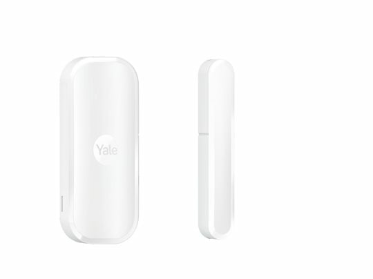 Yale Smart Alarm AL-DC-1A-W – Tür-/Fensterkontakt, Funk 868 MHz, CR2450 – Weiss, für Yale Smart Alarm