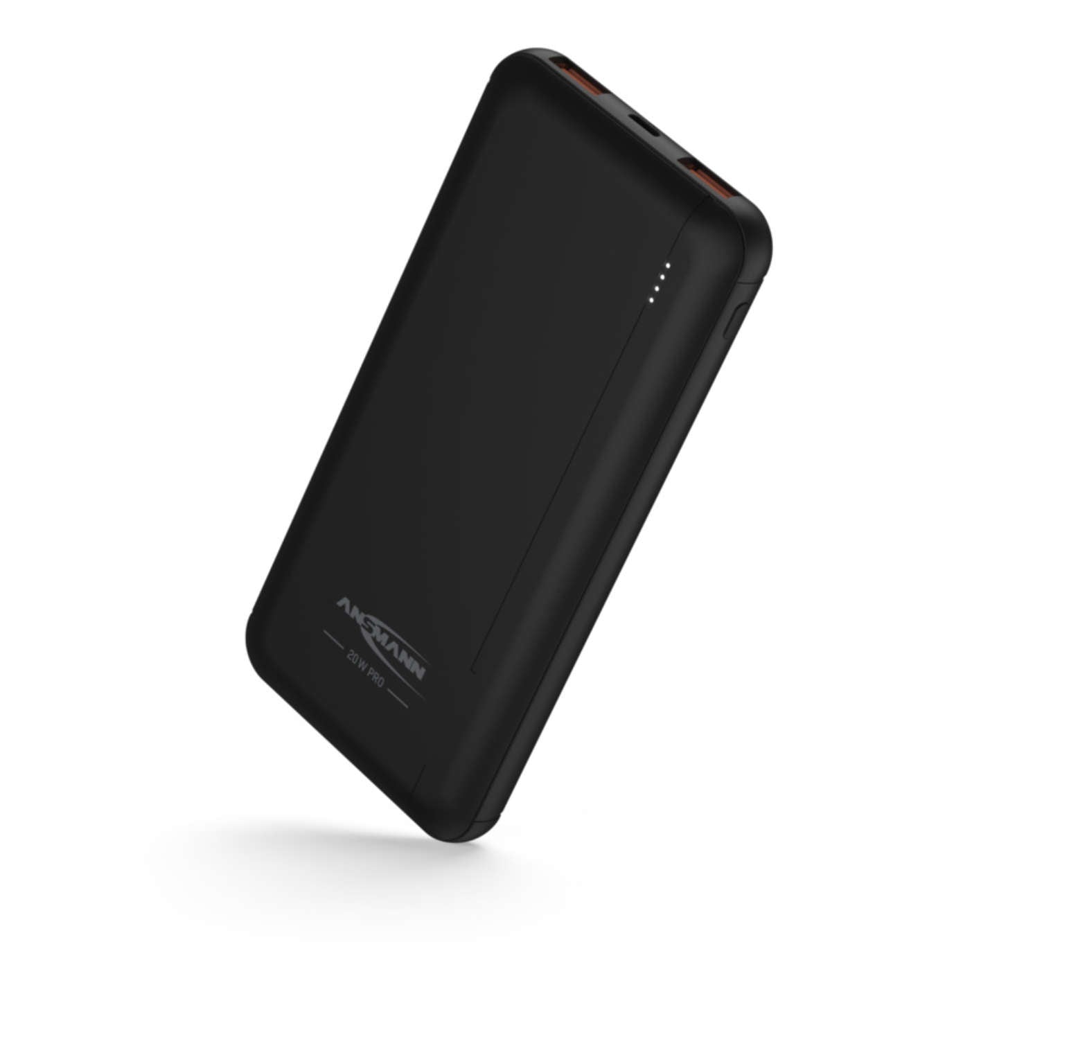 Ansmann PB320PD Powerbank 10'000 mAh – 20 W PD, 1× USB-C, 2× USB-A, schwarz