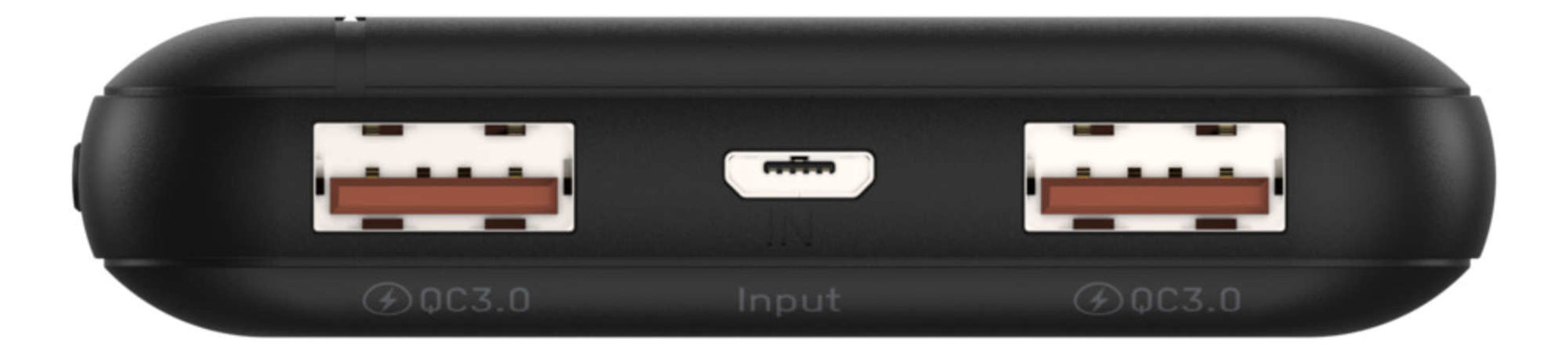 Ansmann PB320PD Powerbank 10'000 mAh – 20 W PD, 1× USB-C, 2× USB-A, schwarz