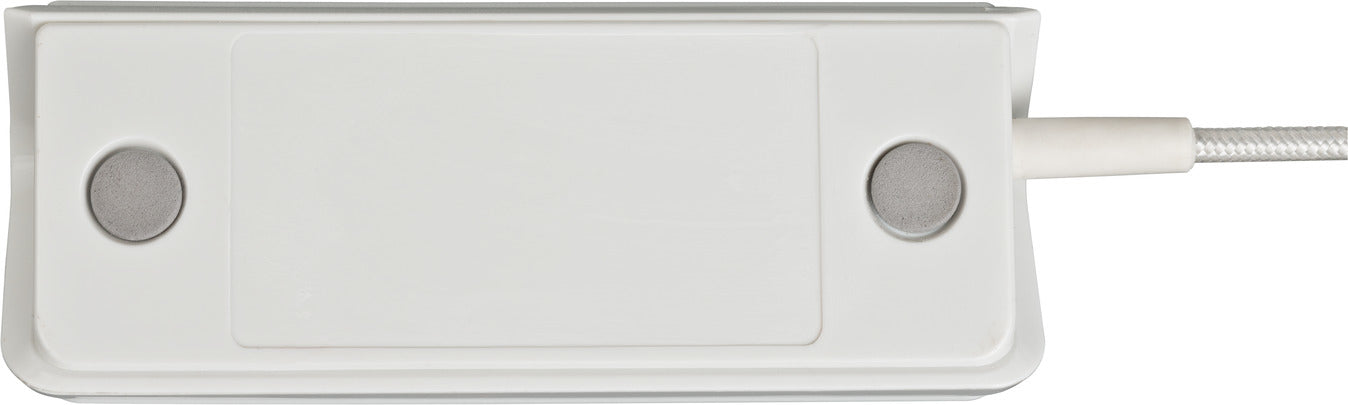 Brennenstuhl 1508230 USB-Desktop-Ladegerät 20 W – USB-C×1, USB-A×4 – PD – 1,5 m Textilkabel, Weiss