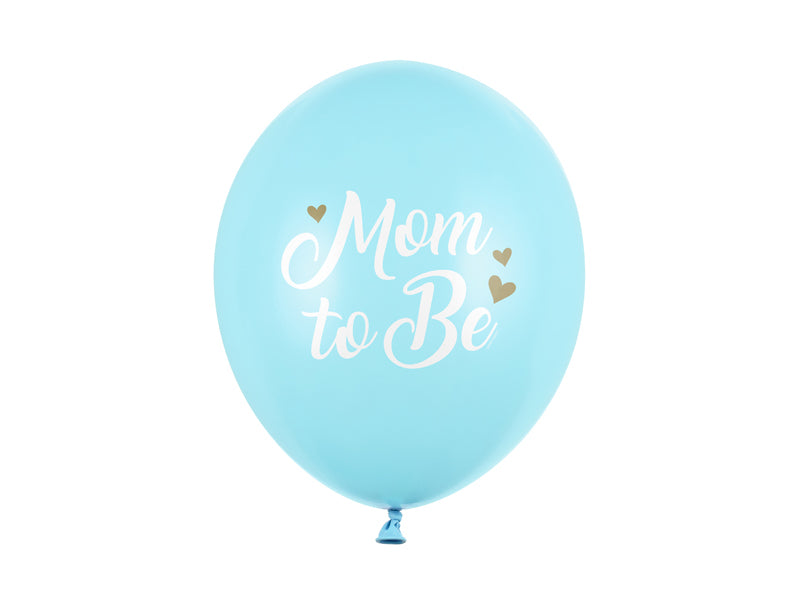 PartyDeco Luftballons Babyshower – Blau – Ø 30 cm – Latex – 6 Stk
