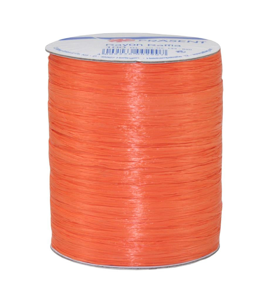 Pattberg Geschenkband Viskose Orange – 5 mm × 100 m