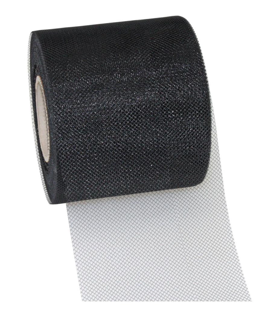 Pattberg Geschenkband Polyester Schwarz – 72 mm × 50 m – 1 Stk.