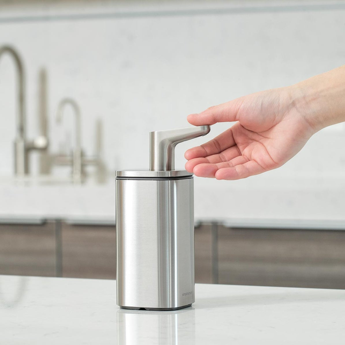 Simplehuman Seifenspender – Edelstahl – 295 ml