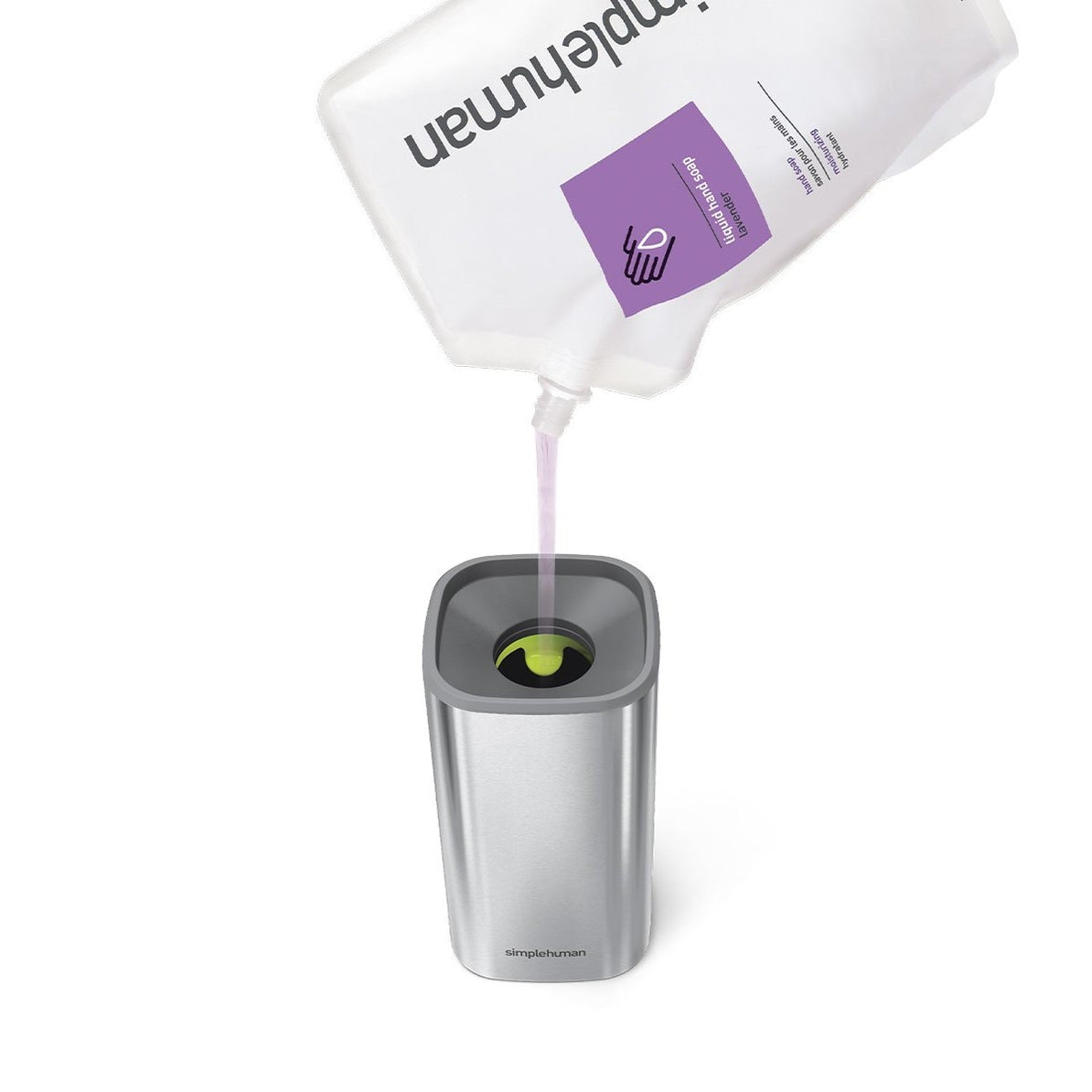 Simplehuman Seifenspender – Edelstahl – 295 ml