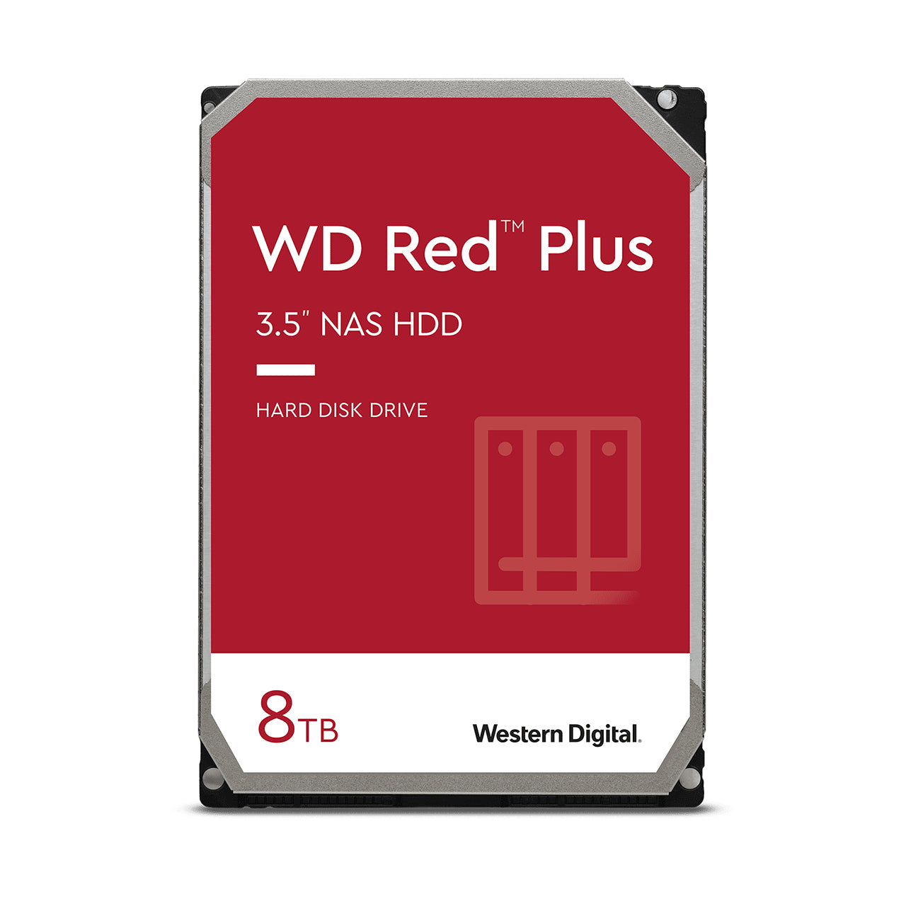 Western Digital Red Plus – 8 TB, 256 MB Cache