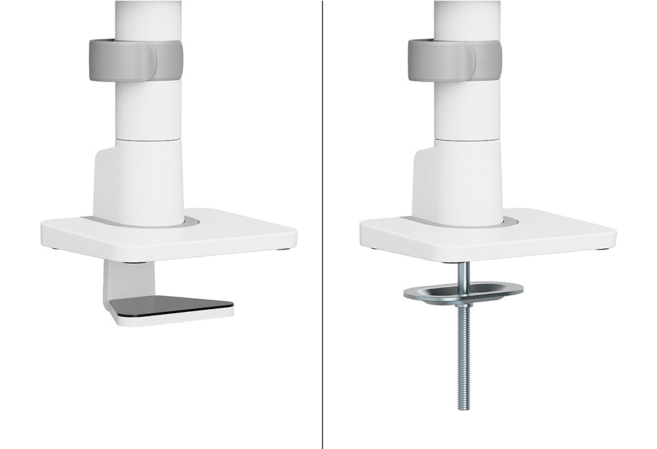 Neomounts DS65S-950Wh2 Full Motion Dual – Monitorarm, Dual, Tischklemme, bis 34", VESA 75 × 75/100 × 100 mm