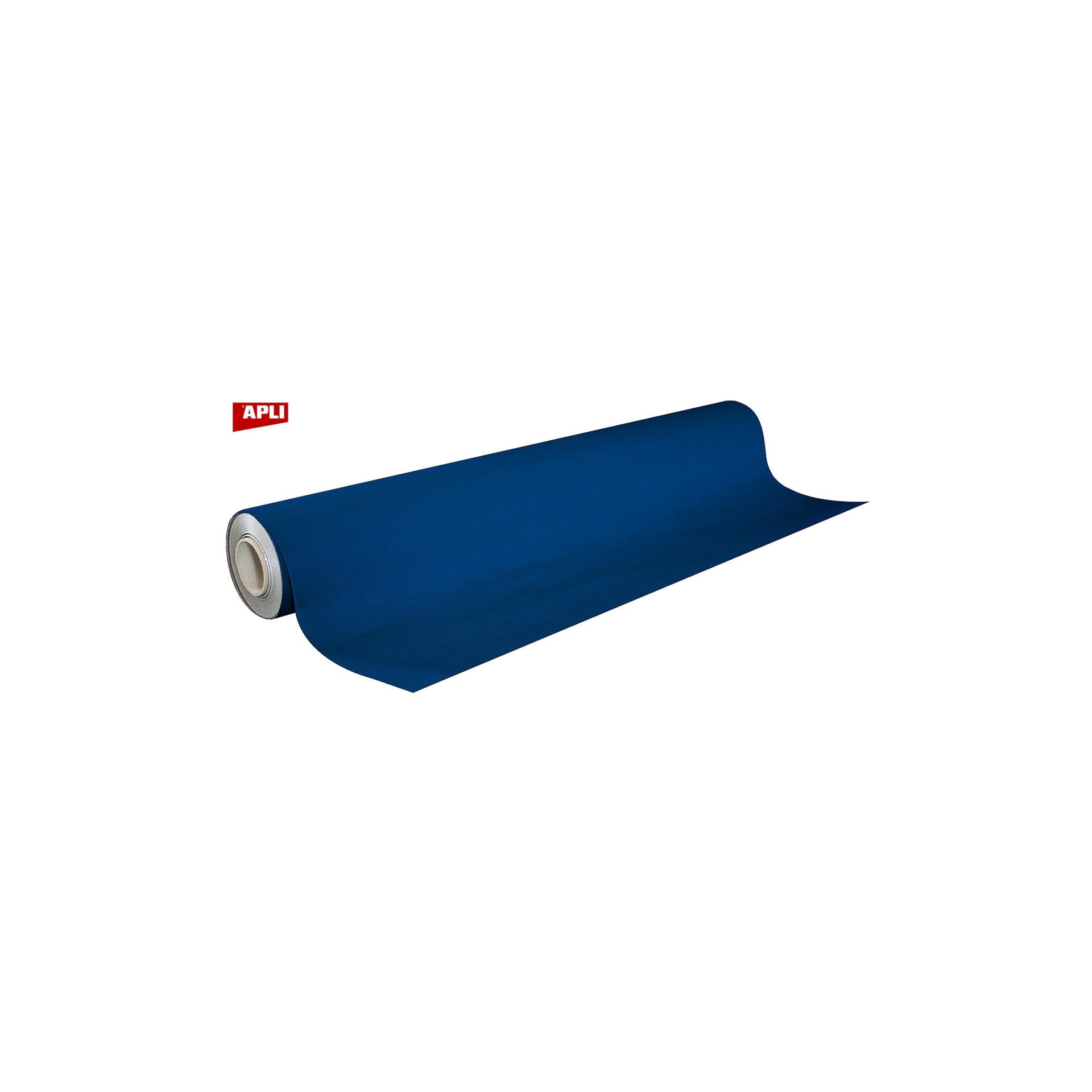 APLI Geschenkpapier Kraftpapier Blau – 70 cm × 100 m – 50 g/m²