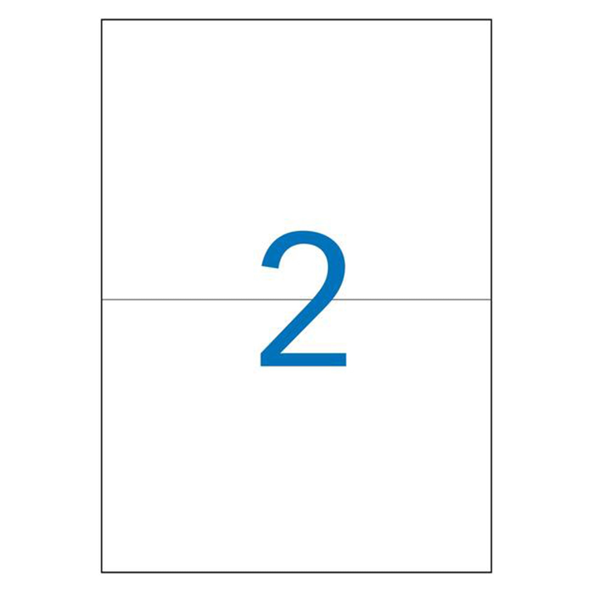 APLI Etiketten – A4, 210 mm × 148 mm, matte Polyesterfolie, permanent, Laser/Inkjet, 100 Blatt