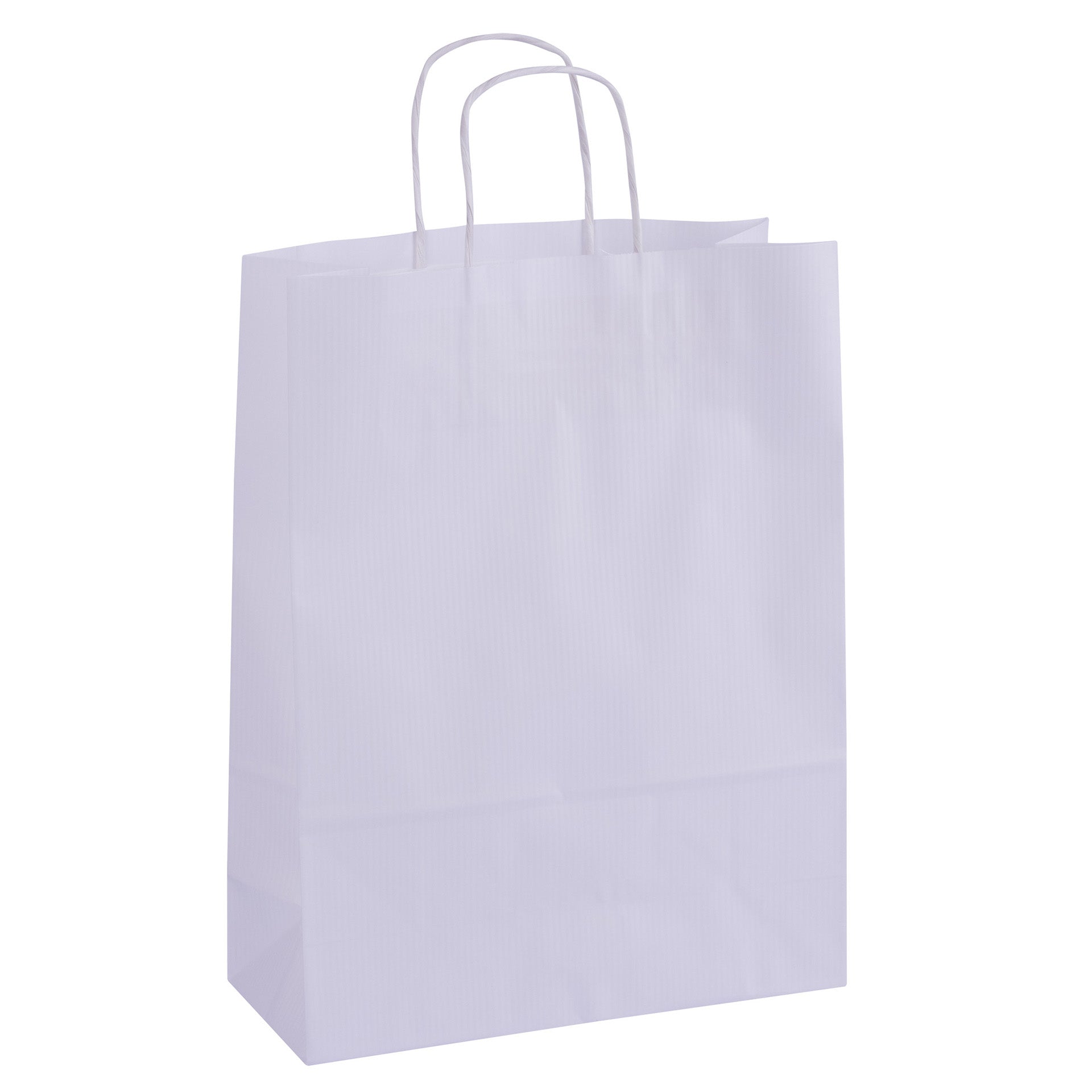 APLI Papiertragetaschen Kraftpapier Weiss – 320 × 390 × 160 mm