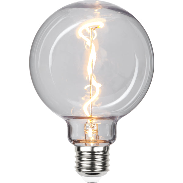 Star Trading LED-Leuchtmittel E27 Globus – 55 lm, 1 W, Warmweiss 2200 K – IP20 – 1 Stk.