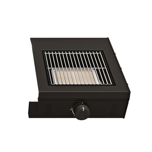 Outdoorchef – Brenner – 49,4 × 51,6 × 19,1 cm, Schwarz – für Davos Serie