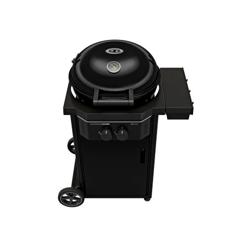 Outdoorchef Gasgrill DAVOS 570 G Pro – 8,5 kW, 2 Brenner, 57 cm Grillfläche – schwarz