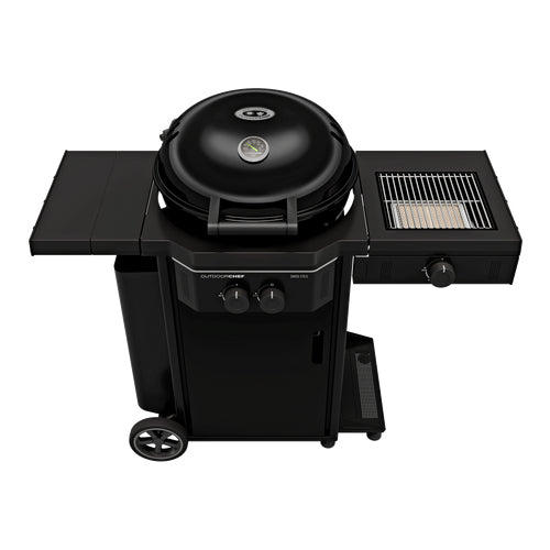 Outdoorchef Gasgrill DAVOS 570 G Pro – 8,5 kW, 2 Brenner, 57 cm Grillfläche – schwarz