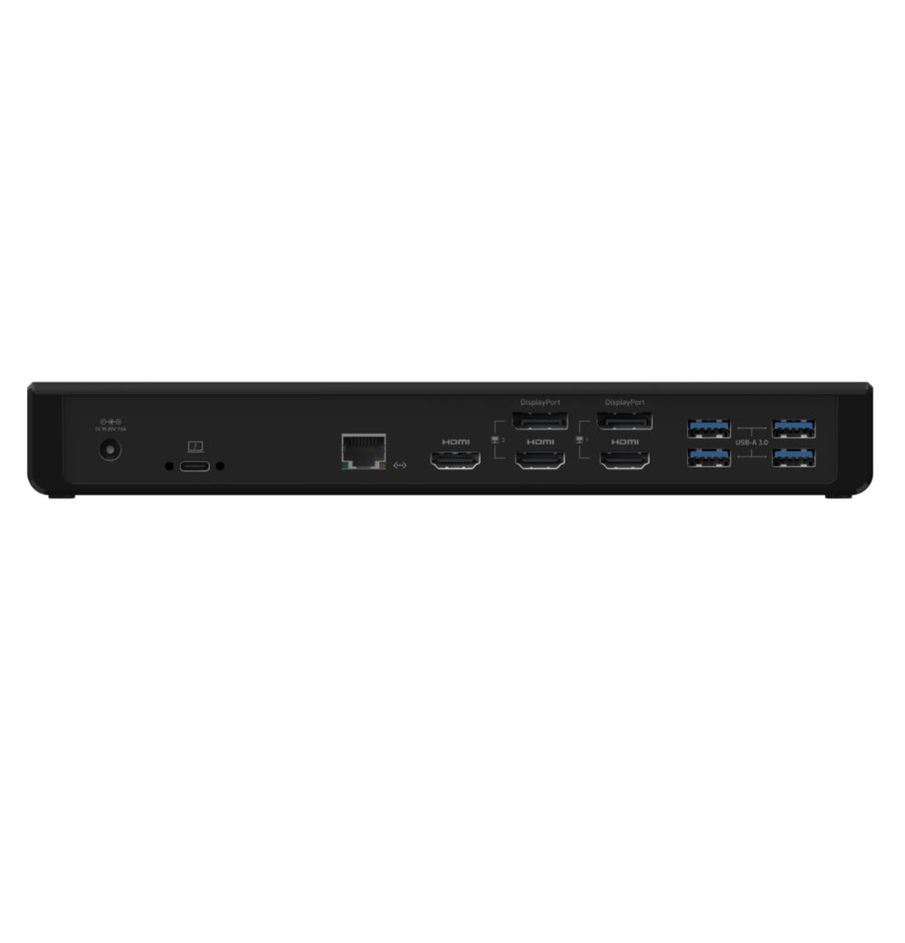 Belkin Dockingstation – USB-C, 2× DP, 3× HDMI, 5× USB-A, 2× USB-C, 85 W PD, GbE, 3,5 mm Audio