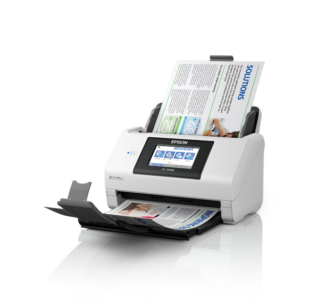 Epson WorkForce DS-790WN – Dokumentenscanner, A4, Duplex, 45 ppm, 600 dpi, ADF 100 Blatt, WLAN, USB