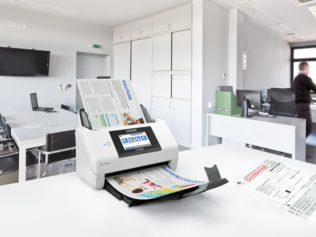 Epson WorkForce DS-790WN – Dokumentenscanner, A4, Duplex, 45 ppm, 600 dpi, ADF 100 Blatt, WLAN, USB