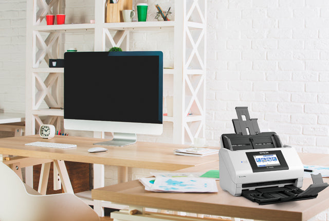 Epson WorkForce DS-790WN – Dokumentenscanner, A4, Duplex, 45 ppm, 600 dpi, ADF 100 Blatt, WLAN, USB