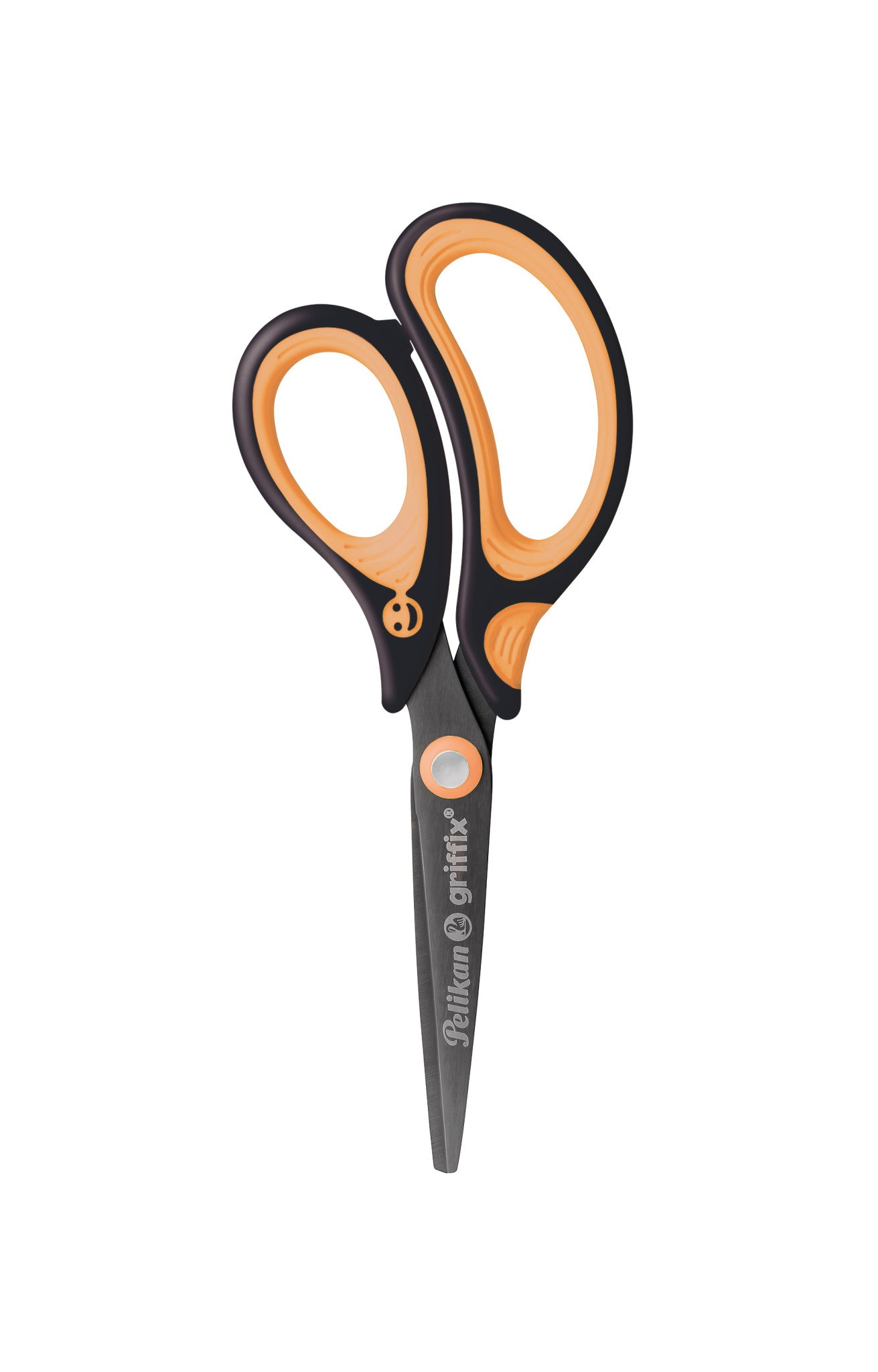 Pelikan Griffix Kinderschere – Stahl, Titannitrid-beschichtet, ergonomischer Griff, farbig sortiert, 12 Stk.