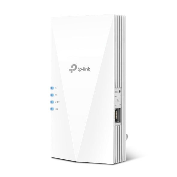 TP-Link RE700X WLAN-Router – Wi-Fi 6 (AX3000), Dual-Band (2,4/5 GHz), 1× LAN (Gigabit), Weiss
