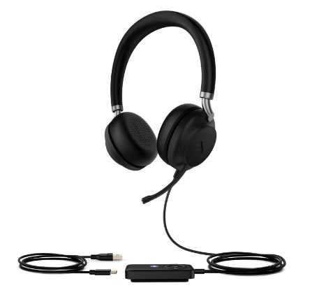 Yealink UH38 Dual UC – Duo Headset – USB-C, Busylight – Teams-kompatibel – Schwarz – bis 8 h