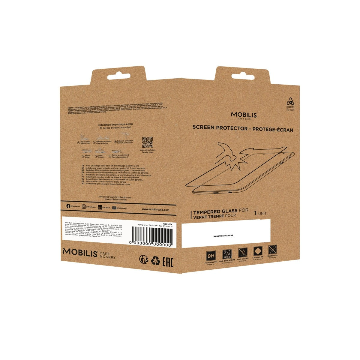 Mobilis Panzerglas für Surface Go (1.–3. Gen.) – 9H, kratzresistent