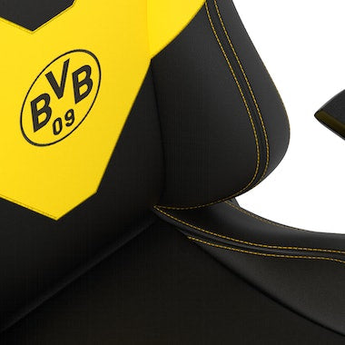 Noblechairs Konferenzstuhl Epic Gaming Chair BVB – 137 cm, 120 kg, schwarz